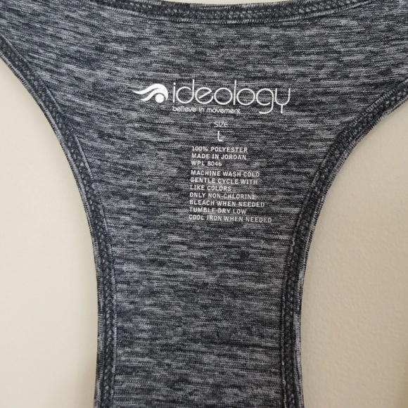 Ideology racerback grey and white active - Picture 2 of 5